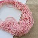 5 PCS Dried Wisteria Hanging Flowers: Natural Dried Amaranthus Hanging Flowers for Home, Garden, Outdoor Ceremony, Wedding Arch, Floral Decor, Vase Filler, Wall Decoration, 24-28 in (Light Pink)