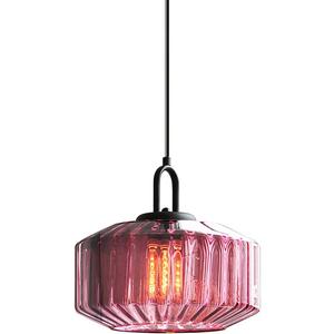 Mid Century Modern Pendant Light fixtures Glass Globe Pendant Lights with Hand Blown Purple Glass Shade Vintage Hanging Pendant Light for Dining Room Some Room Ceiling Hanging Light, Purple