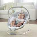 Ingenuity Soothing Baby Bouncer Infant Seat with Vibrations, -Toy Bar & Sounds, 0-6 Months Up to 20 lbs (Morrison)