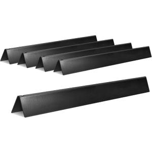 GasSaf 21.5 Flavorizer Bars 7534 for Weber Spirit 200, E/S200 E/S-210, Spirit 500, Genesis Silver A with Side 2-Burner Grills, 5-Pack Black Porcelain Steel Flavor Bars for Weber 7535 65902 Grill Parts