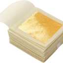 Edible Gold Leaf Sheets 100 pcs 1.7" 24K Facial Care Foil for Skin Care, Cake Baking, Gilding, Cooking, Chocolates, Health & Spa