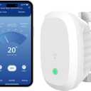FRANKEVER DN20 Smart Water Valve 3/4 Smart Water Management System WiFi Remote Control Faucet Timer for Hose, Sprinkler Water Timer Auto Watering for Plants ,Compatible with Alexa,Google (DN20(3/4"))