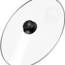Oval Glass Lid 7 Quart Replacement for Crock Pot 7qt Slow Cooker SCV700SS and for Hamilton Beach Slow Cooker SCV700, 33474G, SCV700-KC, SCV700SS Replacement Oval 7 Quart Lids