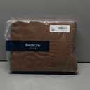Bedsure Queen Sheet Set, Rayon Derived from Bamboo, Cooling Sheets, Breathable & Soft, Deep Pocket Up to 16 Inches, Hotel Luxury Silky Bedding for Hot Sleepers, Brown