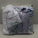 WONGS BEDDING Blue Floral Quilt Set Twin,2 Pieces Botancal Leaves Bedspread Coverlet Set with 1 Pillowcase, Soft Grayish Blue Gradient Floral Bedding Set for All Season 68"x86"