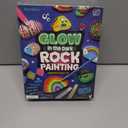Dan&Darci Kids Rock Painting Kit - Glow in The Dark - Easter Gifts Arts & Crafts for Boys and Girls Ages 6-12 - Craft Activities Kits - Creative Art Toys for 6, 7, 8, 9, 10, 11 & 12 Year Old Kid