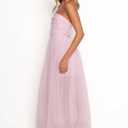 Anabella Strapless Maxi Dress - Pale Pink XS