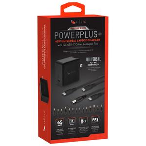 Helix ETHNBC65U Universal Laptop Charger, White