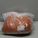 Love's cabin 100% Cotton Muslin Blanket, 6 Layer Lightweight Breathable Gauze King Size Blanket 108 x 90 Inches, Soft Summer Blanket for Bed, Orange