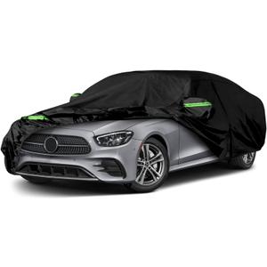 Waterproof Car Covers Replace for 2006-2025 Mercedes Benz E-Class Sedan E200 E250 E300 E350 E450, 6 Layers All Weather Car Cover with Zipper Door for Snow Rain Dust Hail Protection (E-Class)