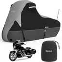 YSAPCE Motorcycle Cover 600D Waterproof for Harley Davidson Touring Models, Road King, Road Glide, Street Glide, Electra Glide, Heritage Classic, Low Rider-ST, and Most Motorcycles