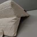 HIGOGOGO Twin Size Wedge Pillow for Headboard Gap - Multi Functional Mattress Wedge Bed Gap Filler Close The Gap (0-7") Between Your Mattress and Headboard or Wall (Beige 39"x11"x9")