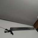 Besseto LED Wall Panel Lights Black,Wood Slat Wall Panel Strip Light,3000K Touchable Switch Dimmable LED Recessed Lighting for Living Room Bedroom Bathroom Stairs (Black-8PCS)