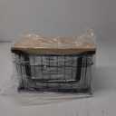 3 Pack Laundry Pantry Kitchen Organizers and Storage, 2 Pack Stackable Trash Bag Holder Under Sink Organizer & 1 Pack Wrap Organizer, Wall Mount Garbage Bag Holder with Bamboo Top for Onion Potato