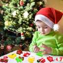 2 x 24pcs Christmas Mochi Squishy Toys Christmas Stocking Stuffers, Squishies Stress Relief Toys for Kids Girls Boys Bulk Christmas Classroom Gifts Party Favors