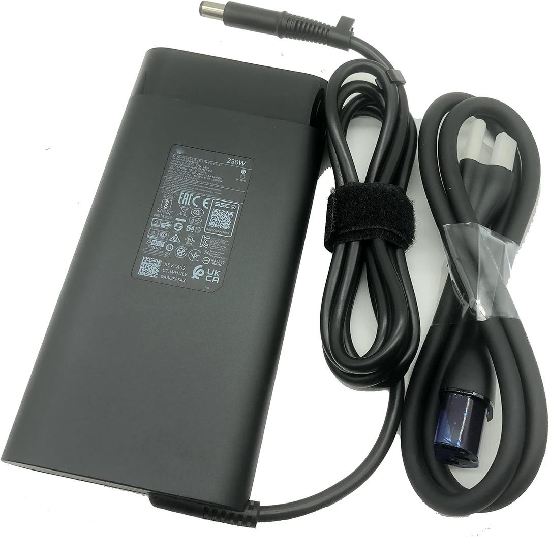 230W Charger for HP Omen X 2S 15, Z2 Mini G4, Thunderbolt Dock 230W G2 2UK38AA Zbook 15 17 G2 19.5V 11.8A TPN-LA10 925141-850 Power Supply Adapter Cord (Black Tip: 7.4mm(Big))