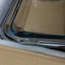 8-Piece Deep Glass Baking Dish Set with Plastic lids,Rectangular Glass Bakeware Set with Lids, Baking Pans for Lasagna, Leftovers, Cooking, Kitchen, Freezer-to-Oven and Dishwasher, Gray