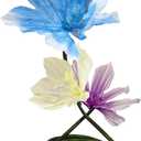 3D Lily Flower Artificial Flowers Decorative Large for Birthday Party Wedding Background Eco-Friendly Waterproof Home Garden Hotel Office Event Decor