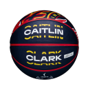 WILSON WNBA Caitlin Clark Fever Rising Basketball - Navy/Red, Size 6-28.5"