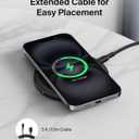 Belkin Wireless Charging Pad 15W - Qi Charger - Wireless Charger iPhone 17, Charging Station for Apple iPhone 16/15/14 Series, AirPods, Samsung Galaxy S25/S24, Pixel 5ft Cable Included, Black, 1-Pack