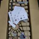 52" Ceiling Fans with Lights and Remote Control-5 Reversible Carved Blades, 6-Speed Noiseless DC Motor, Modern Ceiling Fan in Matte Finish with Indoor/Outdoor DC