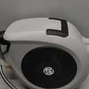 SUNPOW Retractable Garden Hose Reel 1/2 Inch x 33ft - Wall Mounted Hose Reel with 3/4 Inch Brass Fittings & 10-Pattern Nozzle - Auto Rewind System, Any Length Lock, 180 Swivel Bracket