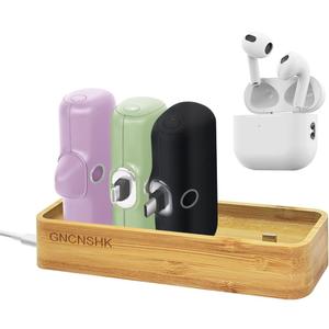 Charger Station for Anker Nano 5000mAh Power Bank, Charger Compatible with iWALK/Charmast Multiple Brands Power Bank and Apple AirPods 4/Pro 2