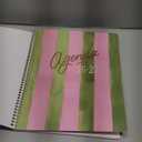 GO BIG Large-Print Planner April 2026June 2027, 15-Month Twin-Loop-Bound Agenda Planner, Big Size, 8.5" x 11", Easy-to-Read Large Dashboard Layout, Beach Stripe Cover