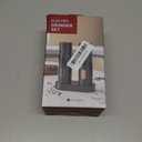 CIRCLE JOY Electric Rechargeable Salt and Pepper Grinder Set Top-Refill Automatic Pepper Mill Grinder with Charging Base, Adjustable Coarseness, Easy Filling Larger Capacity with Led for Home Kitchen