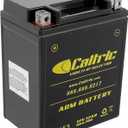 Caltric Agm Battery Compatible with Polaris Sportsman 500 4X4 Ho 2001-2005 2008-2012 YTX14AH-BS