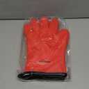 KITCHEN PERFECTION Silicone Smoker Oven Gloves -Extreme Heat Resistant BBQ Gloves -Handle Hot Food Right on Your Grill Fryer&Pit|Waterproof Grilling Cooking Baking Mitts|Superior Value Set +3 Bonuses (One Size Fits Most, Red)