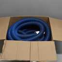 Wessel-Werk Pool Vacuum Hose | 1.5 inch x 30 Ft. with Swivel Cuff, Blue | Easy, Tangle-Free for Inground & Above Ground Use | Durable Pool Cleaner Hose, Made in the USA