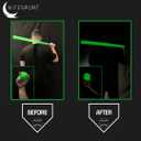 Glow in The Dark Plastic Baseball Bat w/ 3 Glow in The Dark Plastic Baseballs Bundle UV Flashlight Included (Electric Lime), One Size