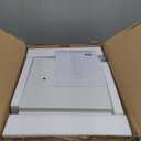 TUTOTAK Narrow Bookshelf, 8-Tier Bookcase, Spine Book Shelf for Small Space, Corner Standing Shelf for Living Room, Office, Study, Entryway, White BS06BW008