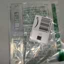 1Pc Door Flat Strike Plate Stainless Steel Plate 172mm x 33.7mm for Door Handle Deadbolt Security Striker Plates Exterior Interior Door Electric Door Opener Silver(Fully Enclosed)