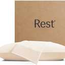 REST® Evercool®+ Cooling Pillow Cases King - 2 Pillowcase for Sensitive Skin, Silver Infused Fabric for Hygienic Sleep, Silky Smooth for Curly Hair, High Elastic for Snug Fit (19x35 inches)