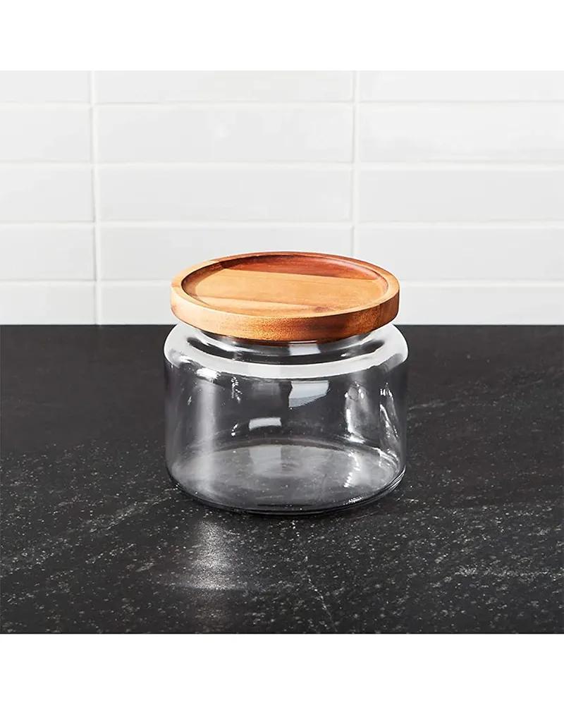 Anchor Hocking Montana Jar with Acacia Lid, 48 oz. Capacity, No Lid