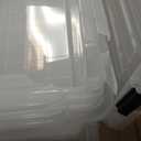 IRIS USA 91 Qt Stackable Plastic Storage Bins with Lids, 4 Pack - BPA-Free, See-Through Organizing Solution, Latches, Durable Nestable Containers, Secure Pull Handle, Made in USA - Clear