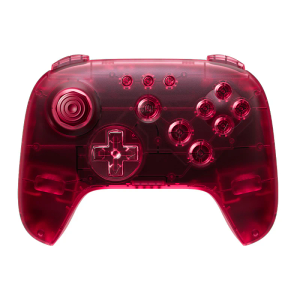 8BitDo 64 Bluetooth Controller for Analogue 3D, Switch, Switch 2, Windows, and Android (Red)