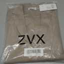 ZVX Men's Solid Color Knitted Cardigan Sweater Fall and Winter Large V-Neck Top, Lapel Versatile Casual Cardigan Sweater Light Khaki XX-Large