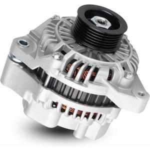 70Amp New Alternator Fit for Honda Civic 1.7L 2001-2005, for Acura EL 1.7L 2001-2005, CCW 12V 70Amp L4 1.7L, AMT0125 31100-PLM-A01 400-48035 13893