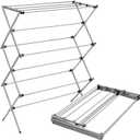 Honey-Can-Do Oversized Collapsible Clothes Drying Rack, 35", 50 lb, Grey