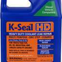 K-Seal ST5516 Heavy-Duty Multi-Purpose One Step Permanent Coolant Leak Repair, 16 oz, Pour and Go, Mixes with All Antifreeze, No Flushing Required