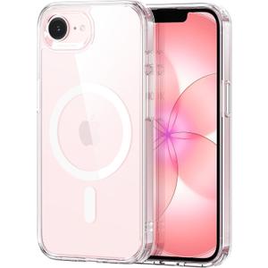 ESR for iPhone 17e/iPhone 16e Case, Compatible with MagSafe, Shockproof Military-Grade Protection, Scratch-Resistant Back, Magnetic Phone Case for iPhone 17e/iPhone 16e, Classic Hybrid Case, Clear