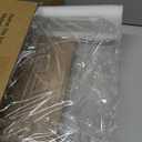 DINGHUO Wall Hanging File Organizer, Acrylic Mail Organizer wall mounted File Holder, Clear 2 Tier Folder Paper Document Magazine Rack for Desk Office School Home - 1 Pack