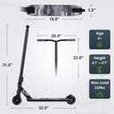FREEDARE Pro Scooter Stunt Scooter Complete Trick Scooter for Kids 8 Years and Up, Teens, Adults, Boys and Girls Freestyle Street Scooter for Intermediate and Beginner Skate Park