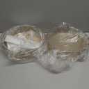 Zufudo Rotating Makeup Organizer Countertop 2 Tier Lazy Susan Trays Clear Skincare Perfume Storage for Bathroom Counter Vanity, Amber Gold