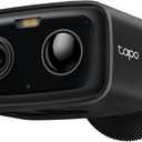 Tapo Outdoor Security Camera Wireless, 1080P, Up to 180-Day Battery, Free Person Detection, Custom Zones, Color Night Vision, SD/Could Storage, Wrks w/Alexa/Google, Ideal for Homeowners(C401) Black