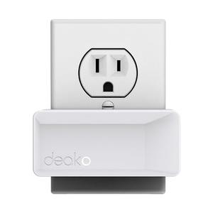 Deako Smart Plug, Compatible with Alexa, Google Assistant, Remote App Control, 15A/120V, White