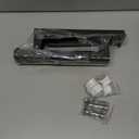 304 Stainless Steel Sturdy Microwave Shelf Bracket Wall Mount Kit Foldable Stretch Wall Mounted Rack Shelf Oven Stand Shelf Rack 2Piece with Screws, 200X220mm 8X8.5Inch, Black